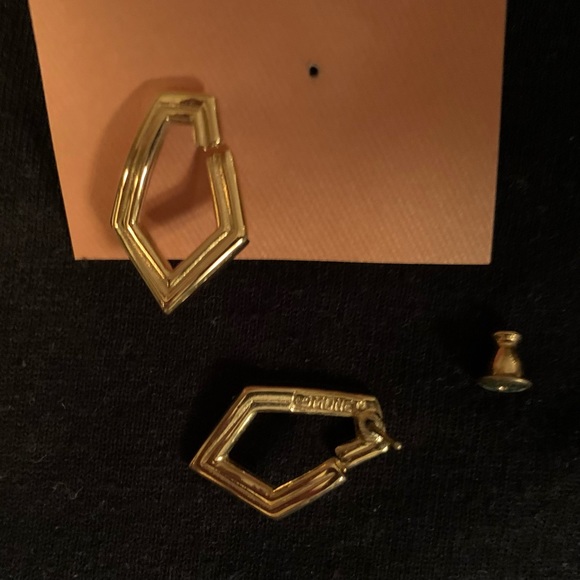 Lot of 12 Pairs Pierced Earrings VTG Y2K 70's 80's 90's Gold Tone Silver Tone - Picture 9 of 15